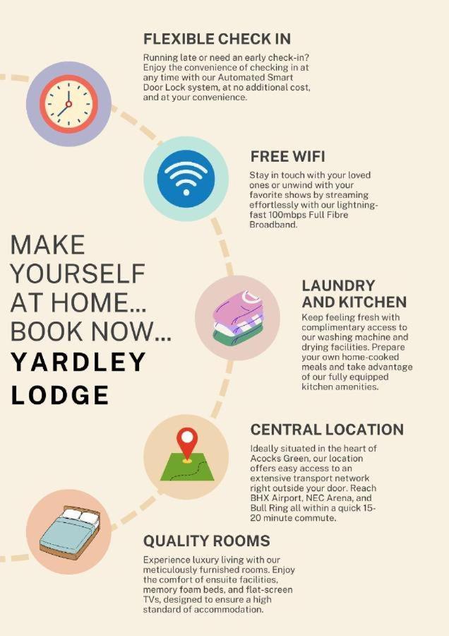 Yardley Lodge Birmingham Eksteriør bilde